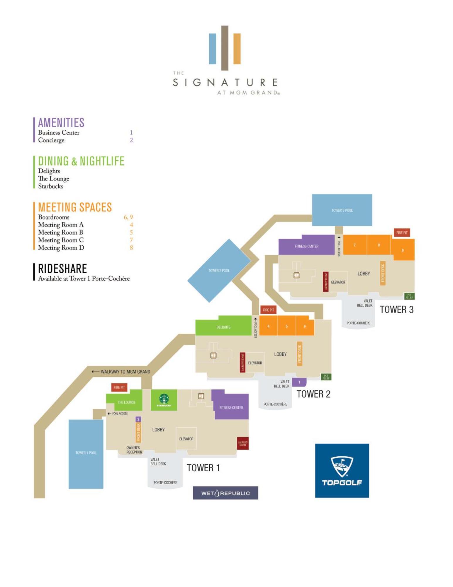 Mgm Signature-04-714 1Br 2Ba Balcony Suite Las Vegas Luaran gambar